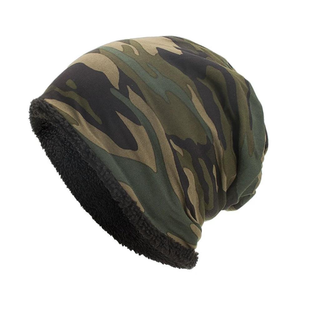 Men's Camouflage Lined Beanie by GJG Denim