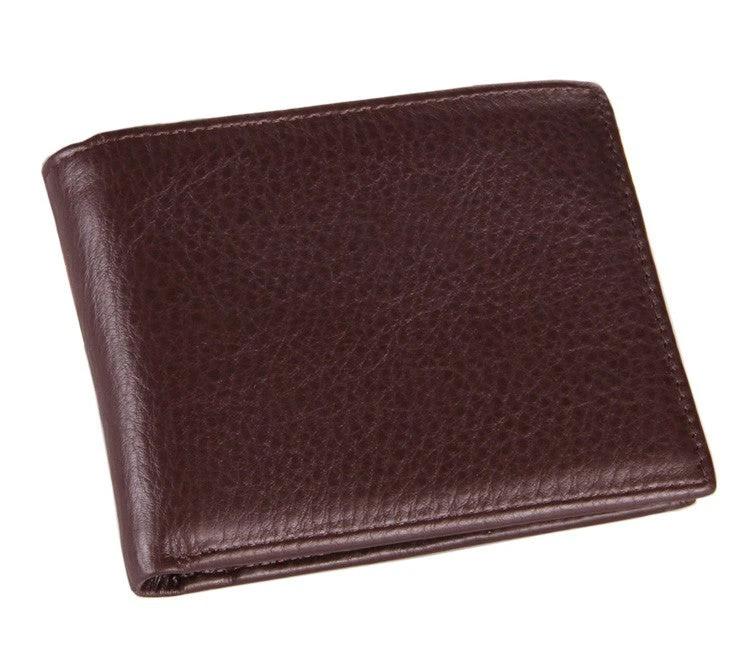 Men's Short Leather Wallet by GJG Denim