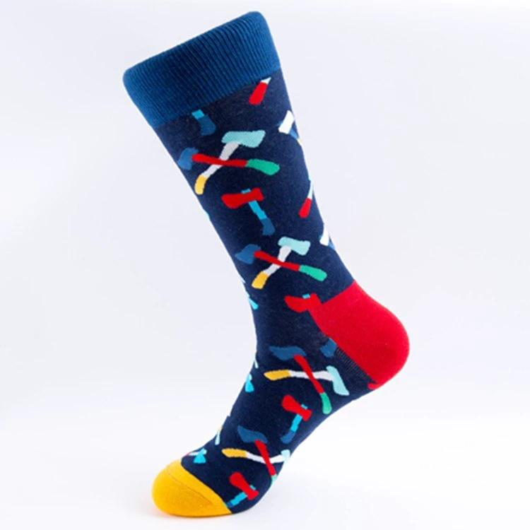 Men's Skateboarding Personality Series Socks by GJG Denim