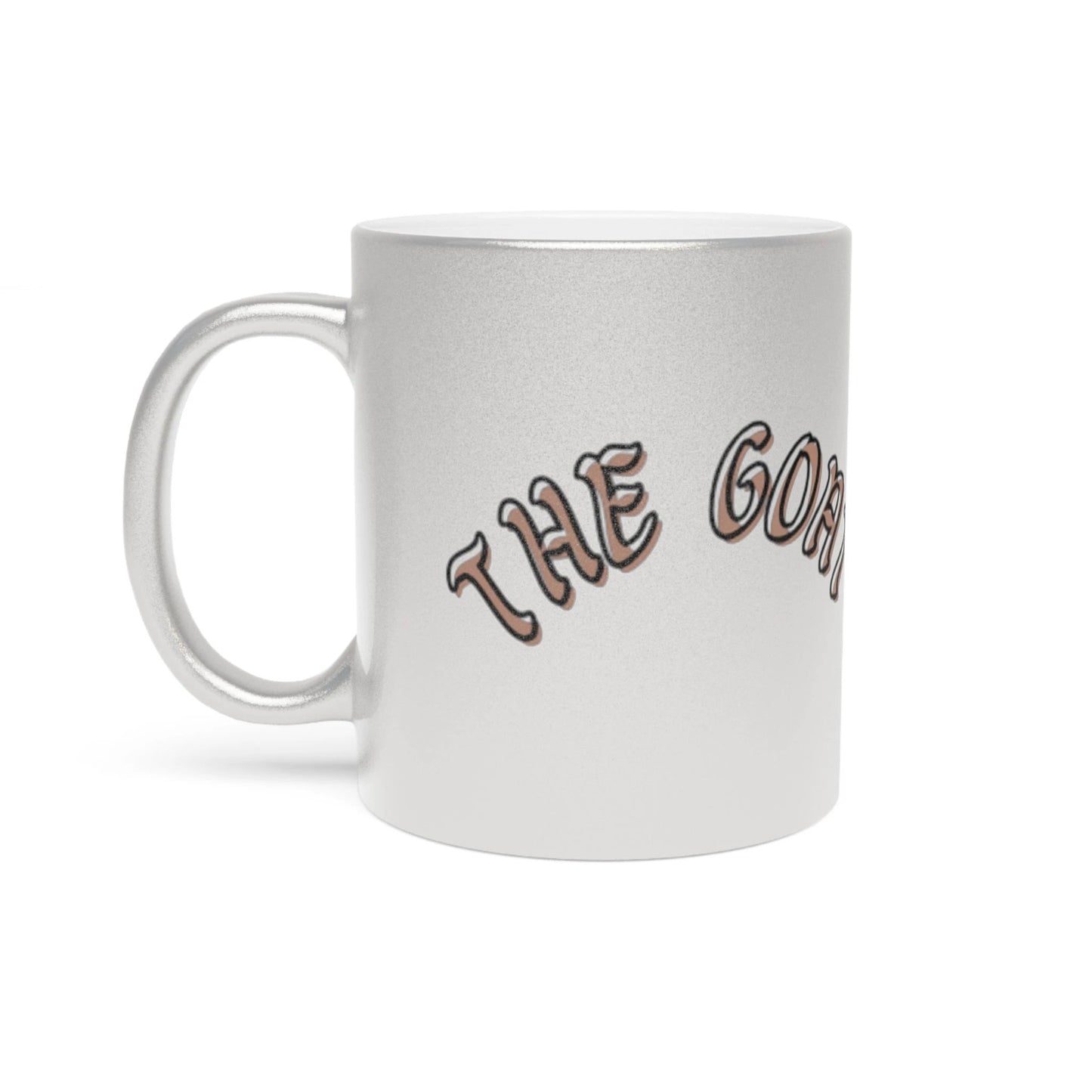 GOAT Metallic Mug - Stylish Silver/Gold Coffee Cup for Trendsetters by Printify