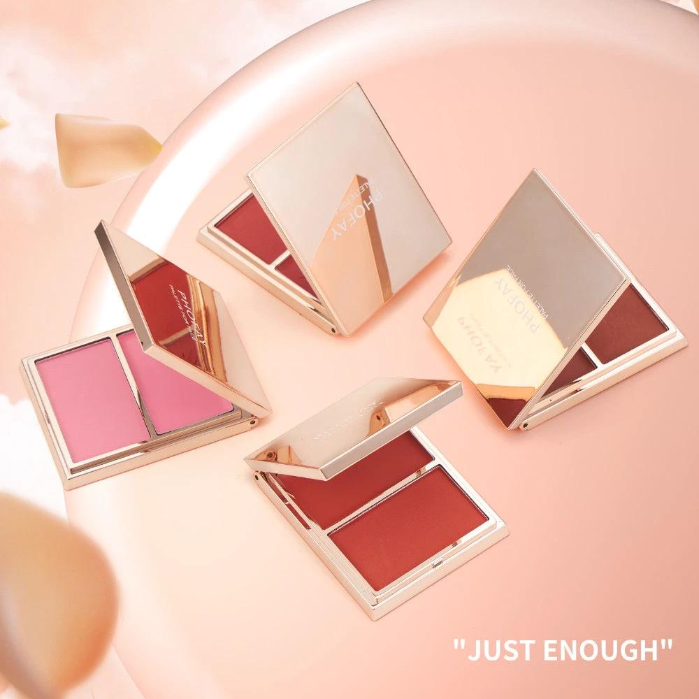 PHOFAY Double-Take Cream & Powder Blush Duo by GJG Denim