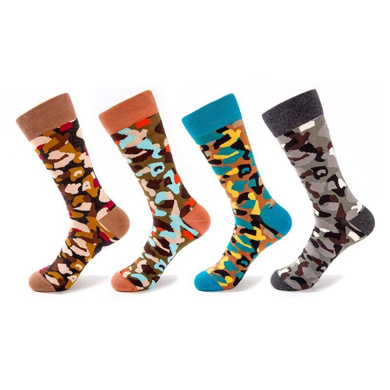 High-rise Men's Camouflage Socks by GJG Denim