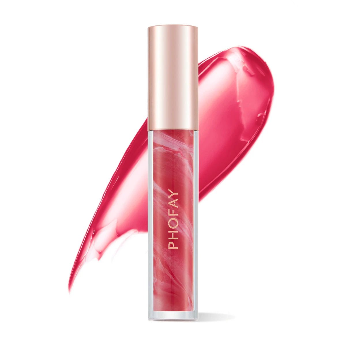 PHOFAY Rose Blooming Hydrating Lip Gloss by GJG Denim