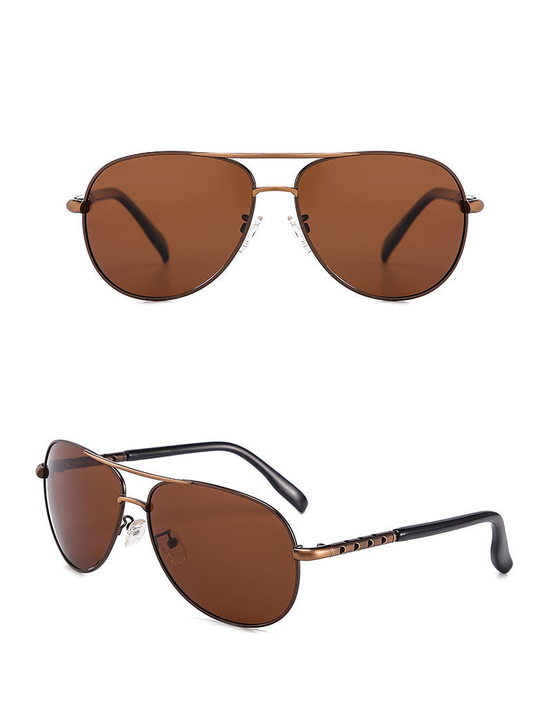 Retro metal polarized sunglasses by GJG Denim