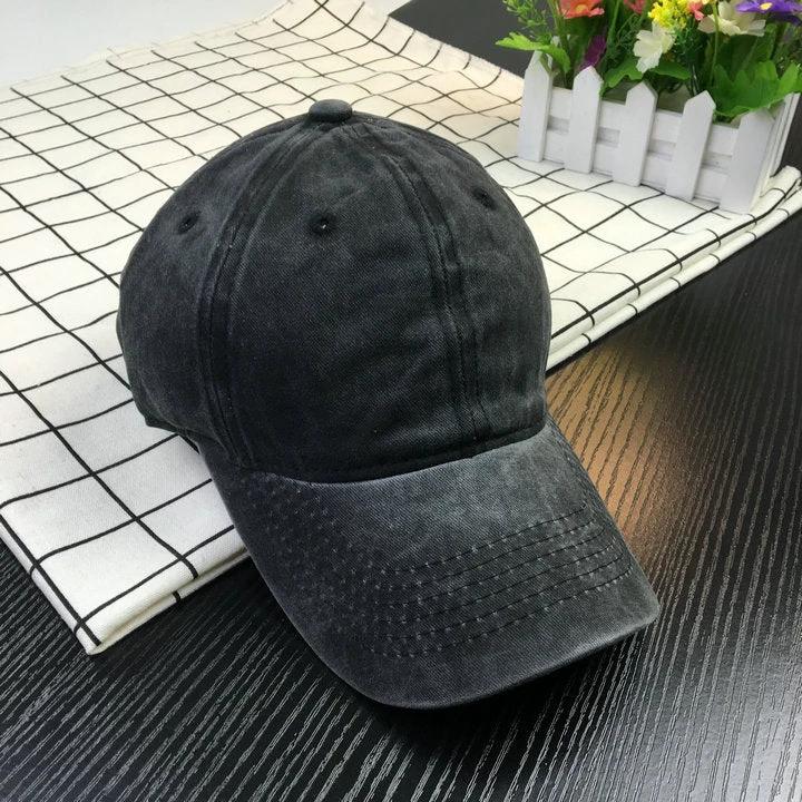 Men's Washed Baseball Caps by GJG Denim