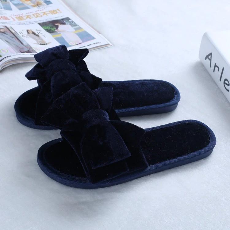 plush slippers by GJG Denim