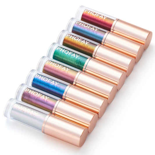PHOFAY Liquid Glitter Eyeliner Set by GJG Denim