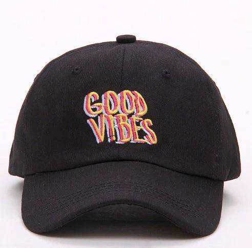 "Good Vibes" Baseball Cap by GJG Denim