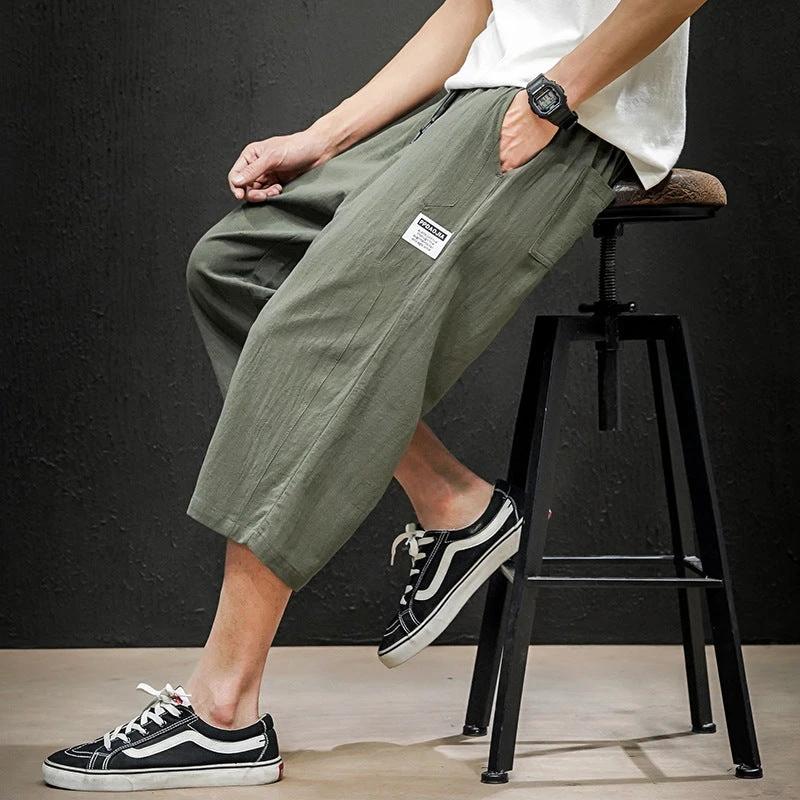 Men's Linen Shorts by GJG Denim
