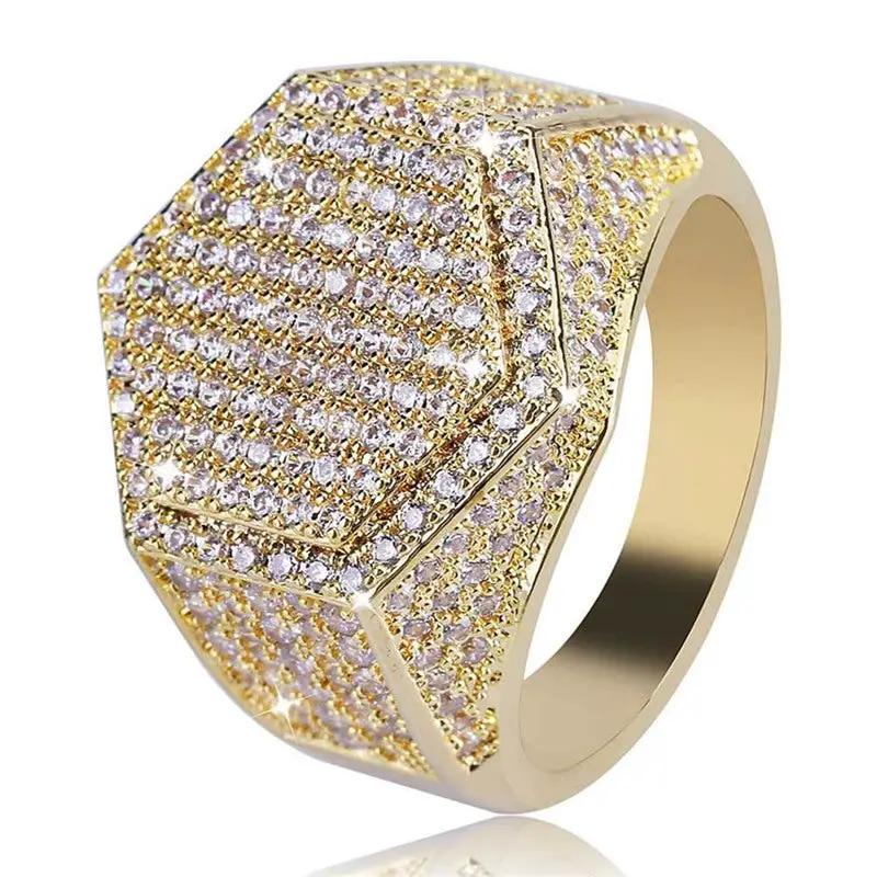 Men's Micro Pave CZ Silver Ring by GJG Denim