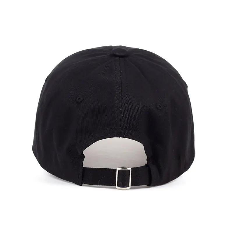 Men's "Positive Vibes" Cotton Embroidered Baseball Cap For Men by GJG Denim