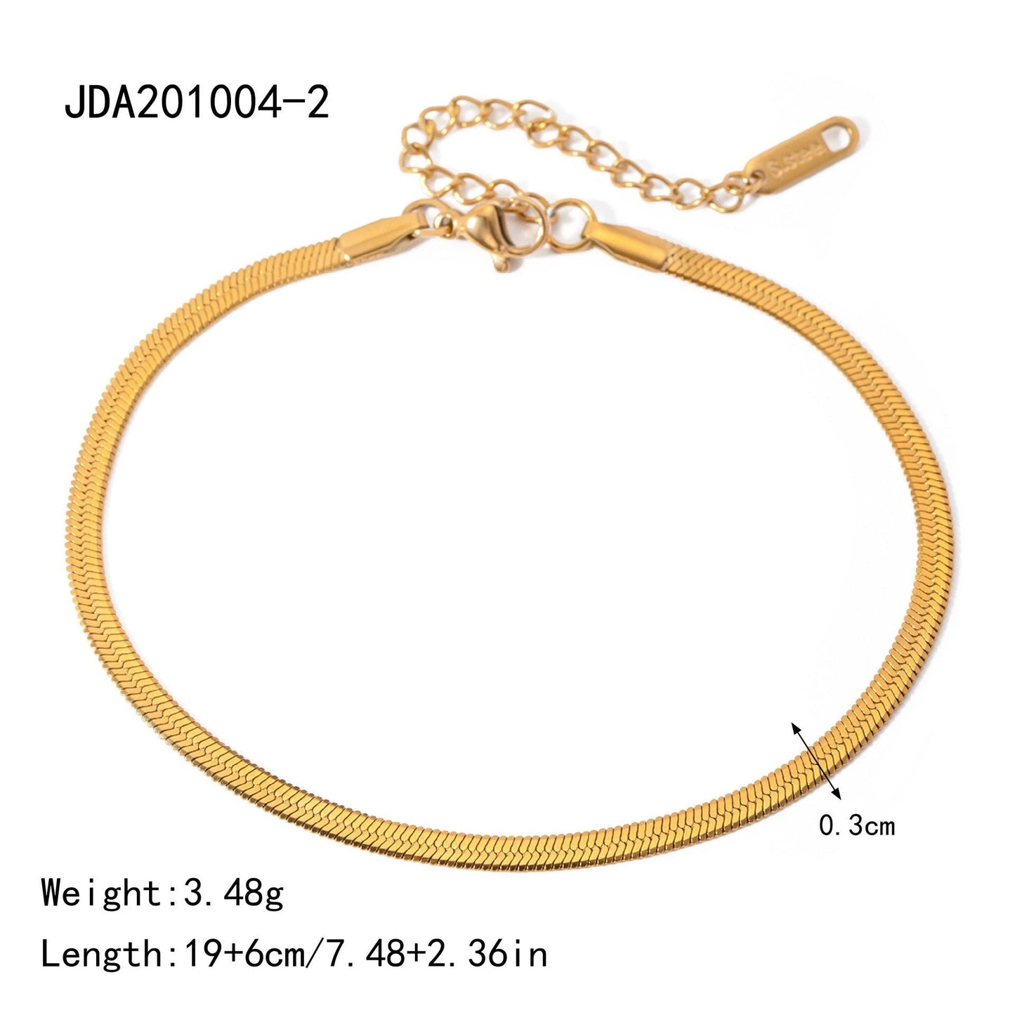 Fashion Stainless Steel Anklets Ornament by GJG Denim