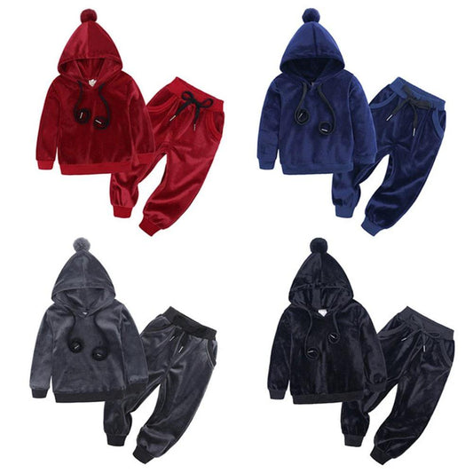 Children's gold velvet suit by GJG Denim