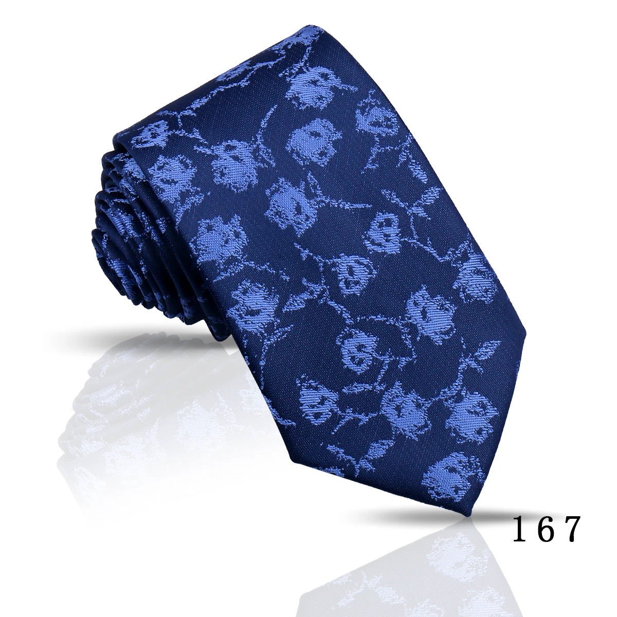 Men's Casual Polyester Jacquard Ties by GJG Denim