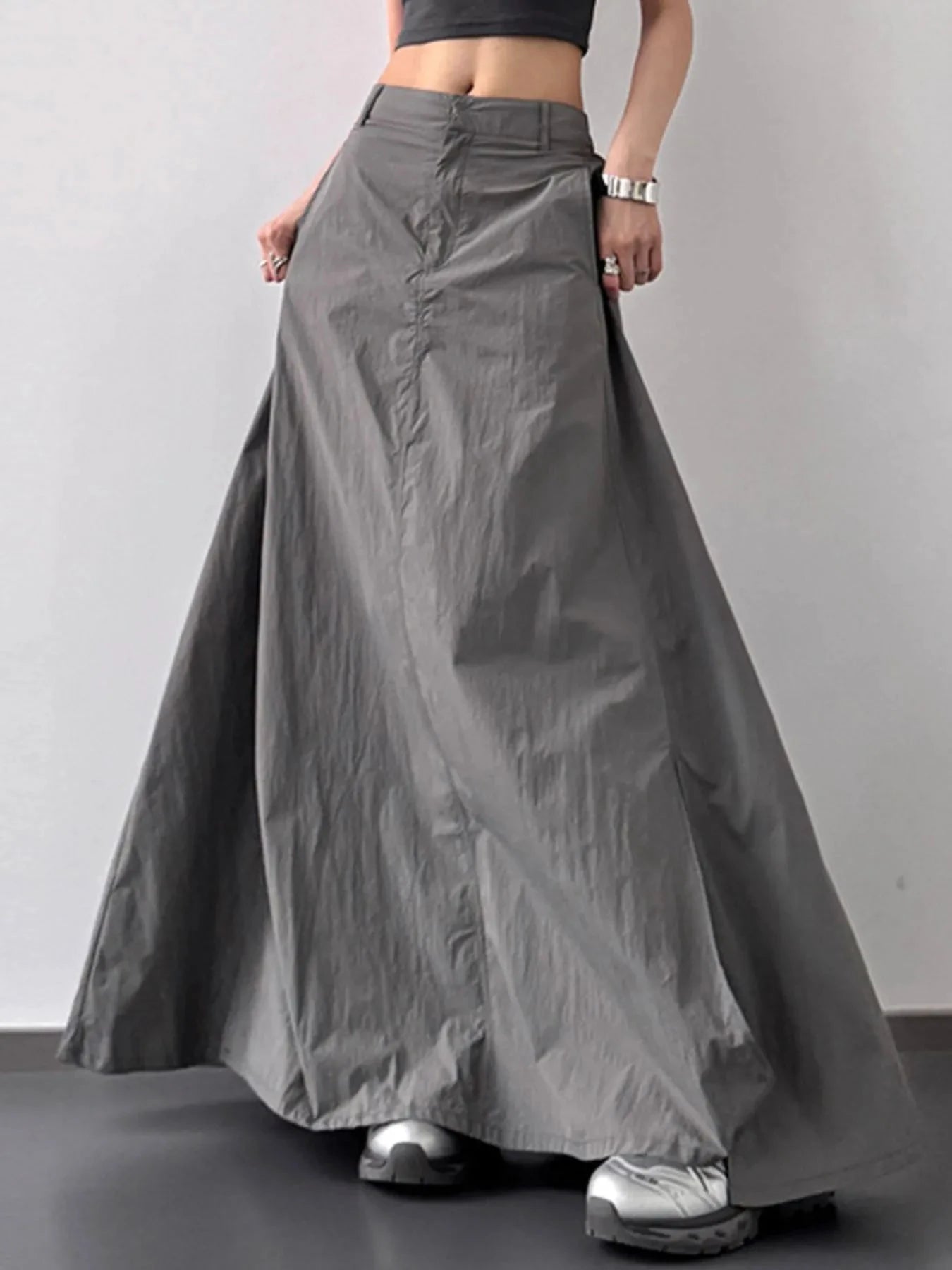 High Waist Slit Maxi Skirt by Lady Ros