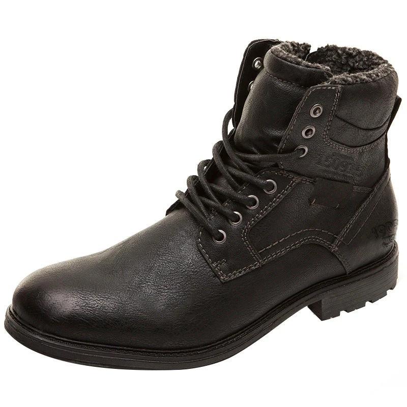 Men's Warm Martin Boots by GJG Denim