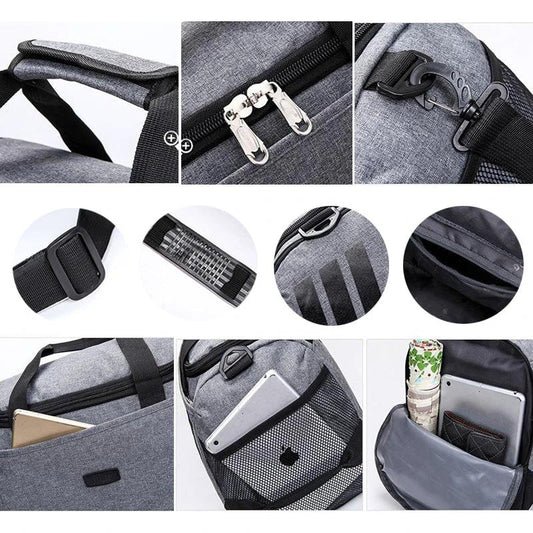 Men's Large Capacity Travel Bag by GJG Denim