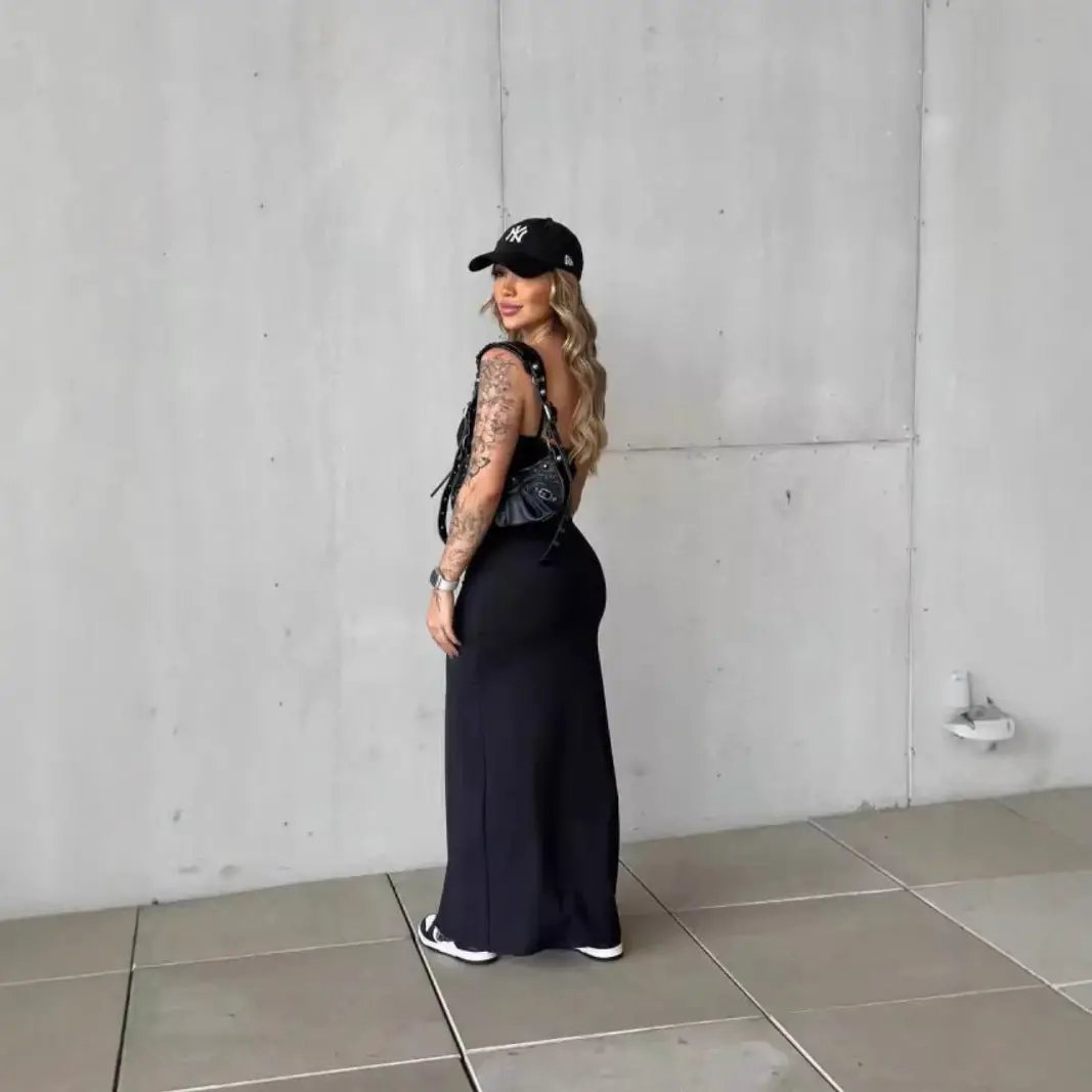 Fashionable Slit Bodycon Skirt For Women by GJG Denim