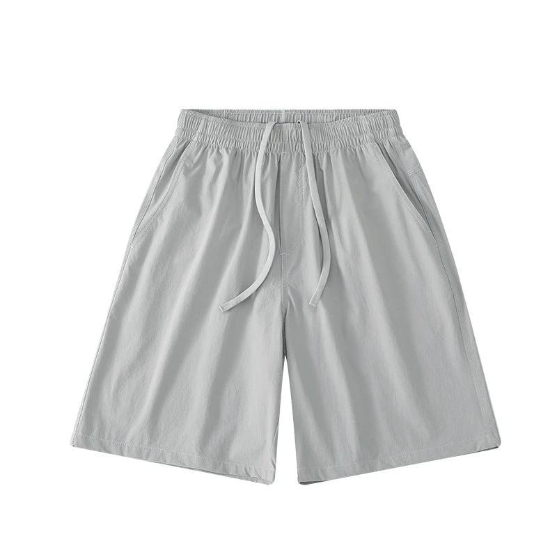Summer Three-proof Leisure Nylon Full Elastic Force Fiber Lightweight Fashionable Fifth Pants by GJG Denim
