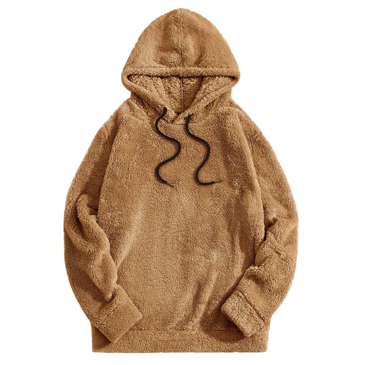 Men's Thick Double-sided Casual Loose Long-sleeved Hooded Sweater by GJG Denim