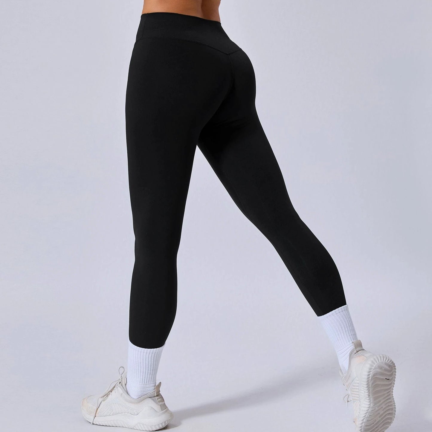 Running Nude Feel Quick-drying Fitness Pants Breathable Outer Wear Tight by GJG Denim