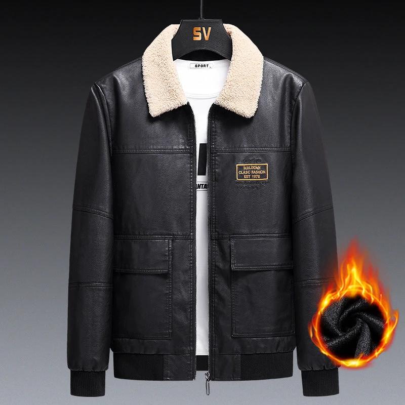 Men's Slim Fit Motorcycle Jacket by GJG Denim