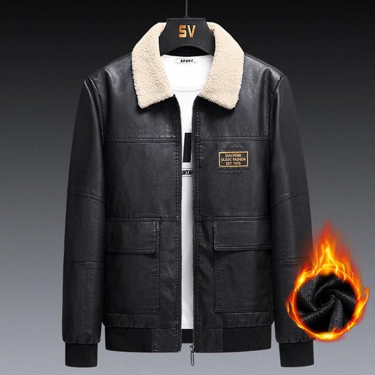 Men's Slim Fit Motorcycle Jacket by GJG Denim