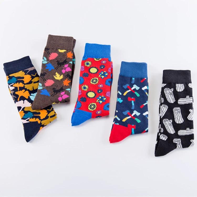 Men's Skateboarding Personality Series Socks by GJG Denim