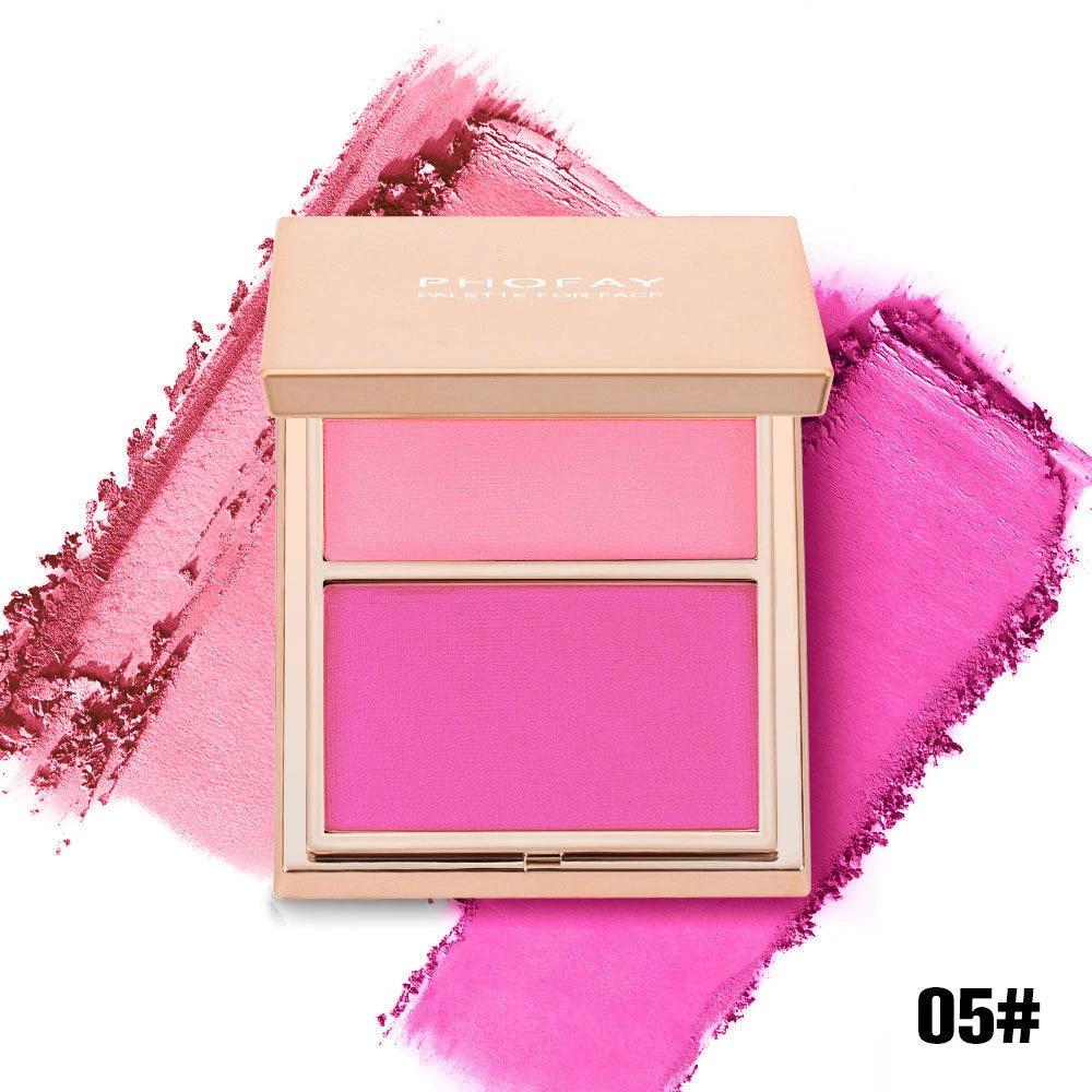 PHOFAY Double-Take Cream & Powder Blush Duo by GJG Denim