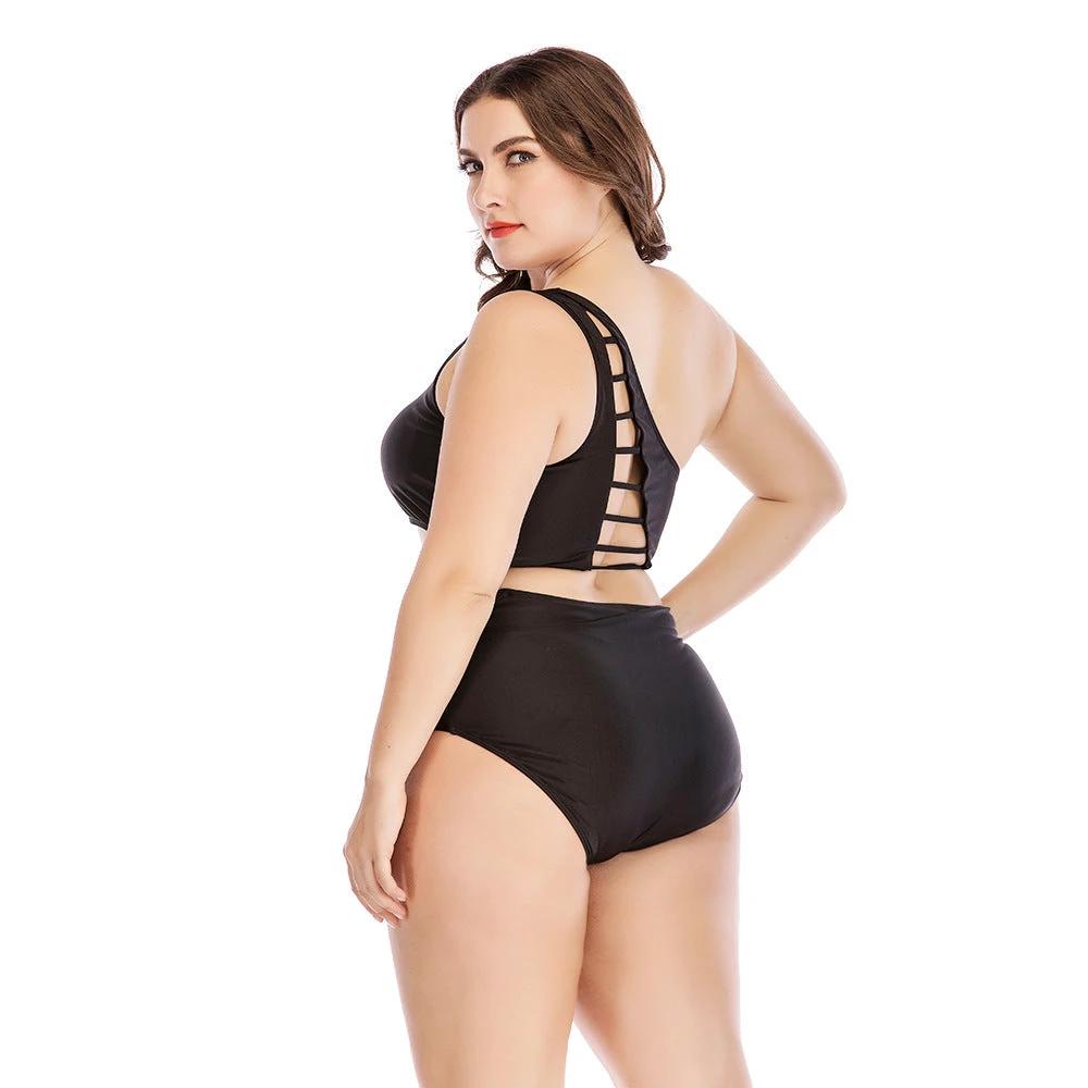 High waist plus size swimsuit by GJG Denim