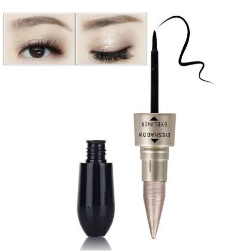 Double head six color eyeshadow black eyeliner by GJG Denim