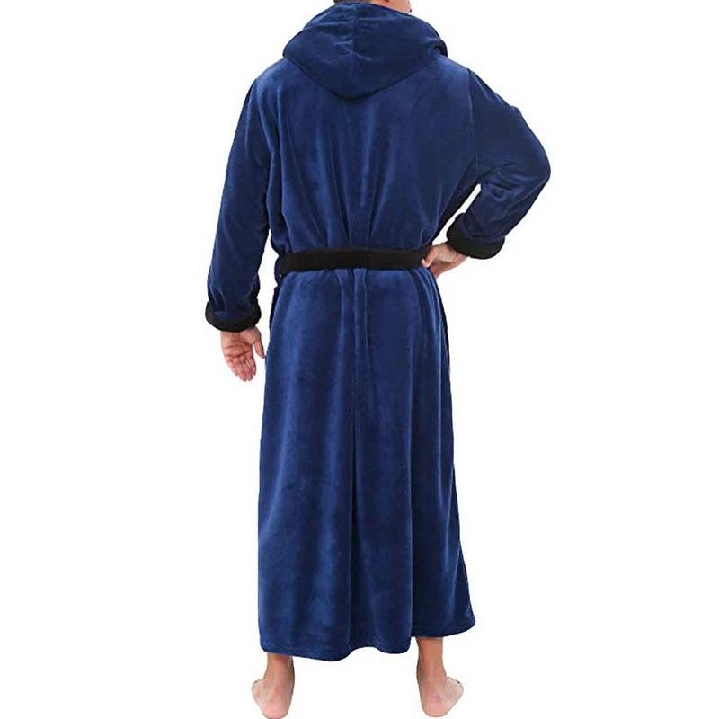 Men's Thick Hooded Bathrobe by GJG Denim