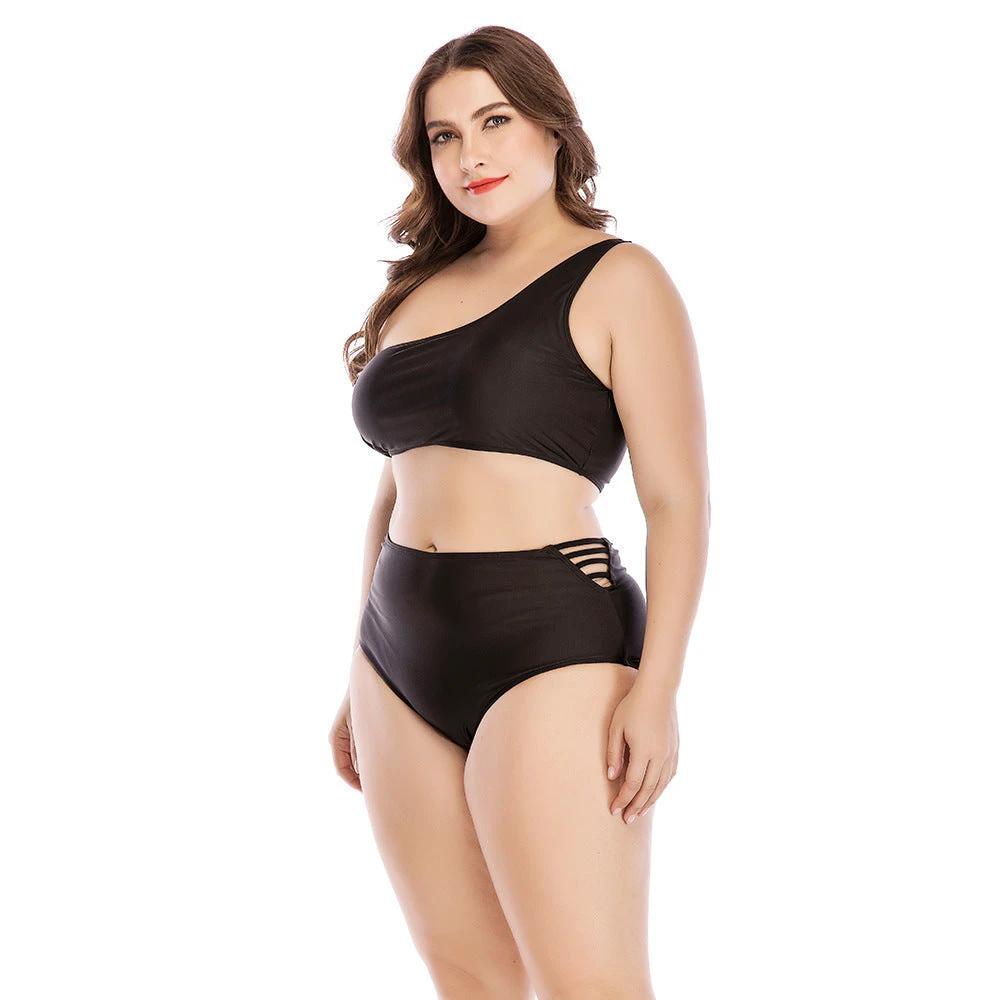High waist plus size swimsuit by GJG Denim