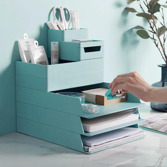 File Storage Box For Desk by GJG Denim