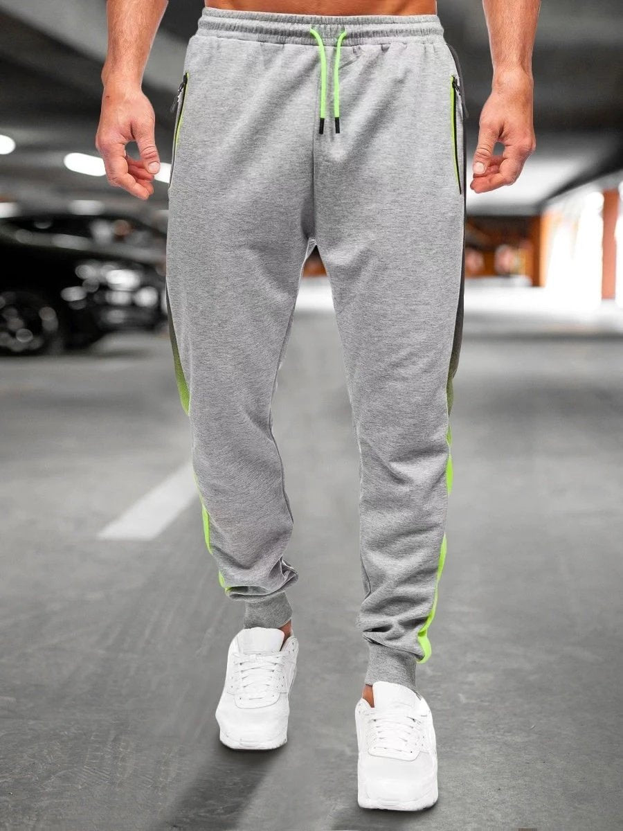 Men's Gradient Color Sports Casual Running Pants by GJG Denim