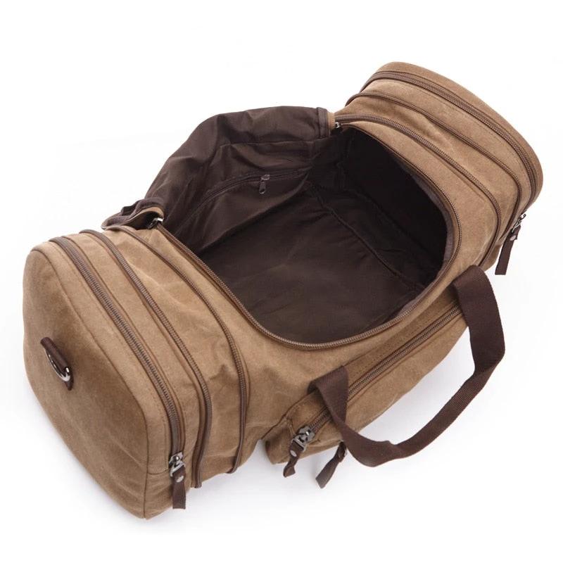 Men's Canvas Travel Bag by GJG Denim