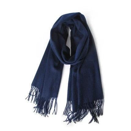 Faux Cashmere Scarf Solid Color For Men by GJG Denim