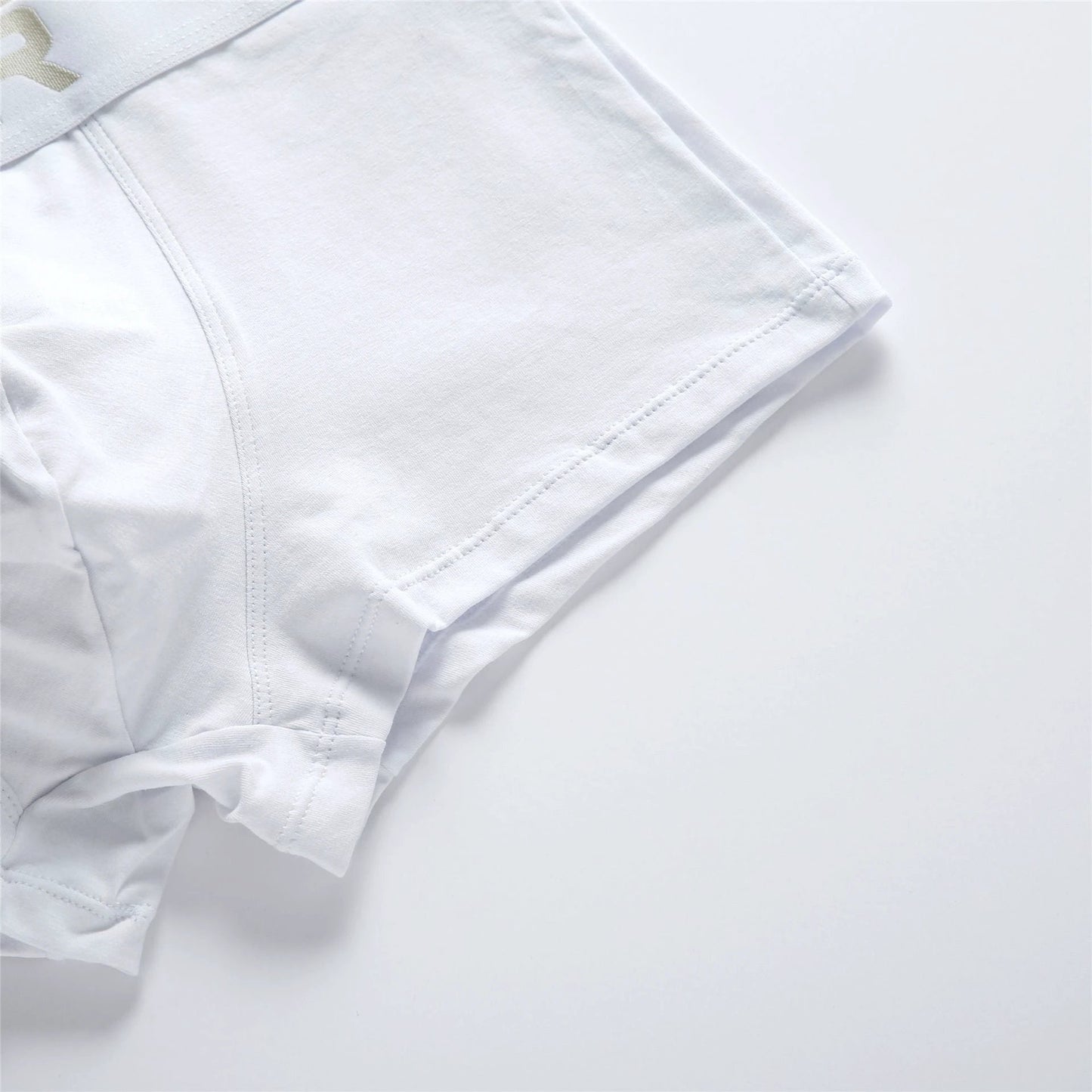 Men's Purified Cotton Low Waist Breathable Comfortable Solid Color Underwear by GJG Denim