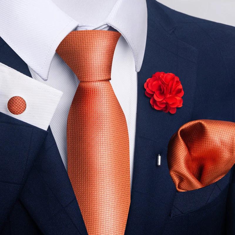 Men's Tie and Pocket Square Combo by GJG Denim