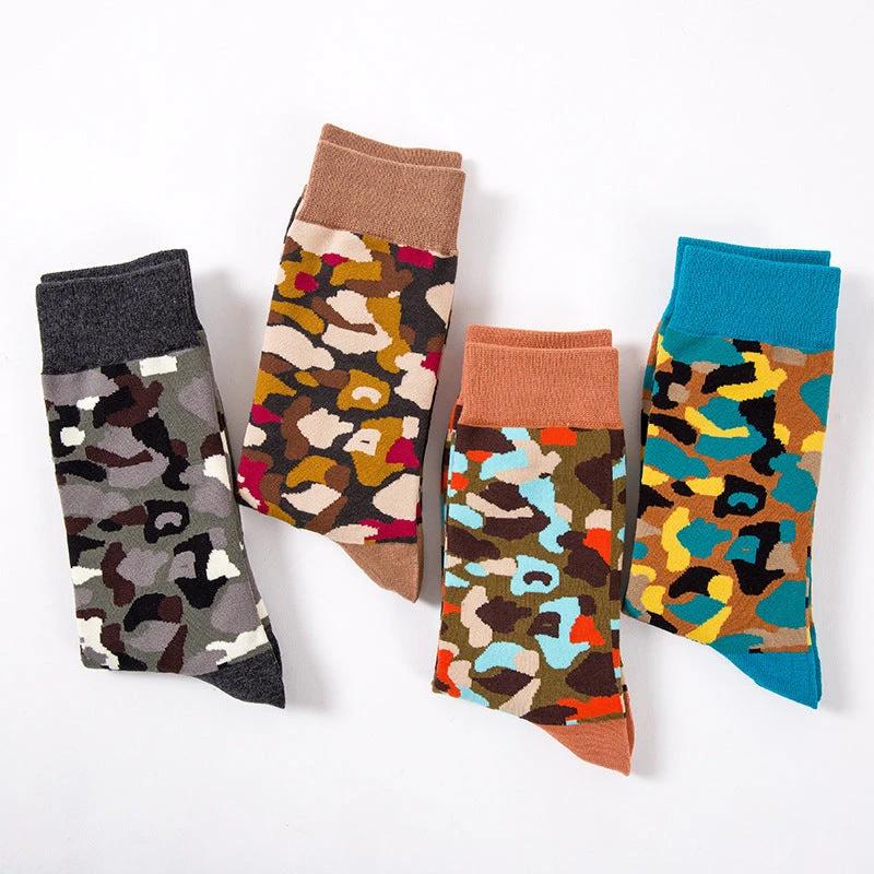High-rise Men's Camouflage Socks by GJG Denim