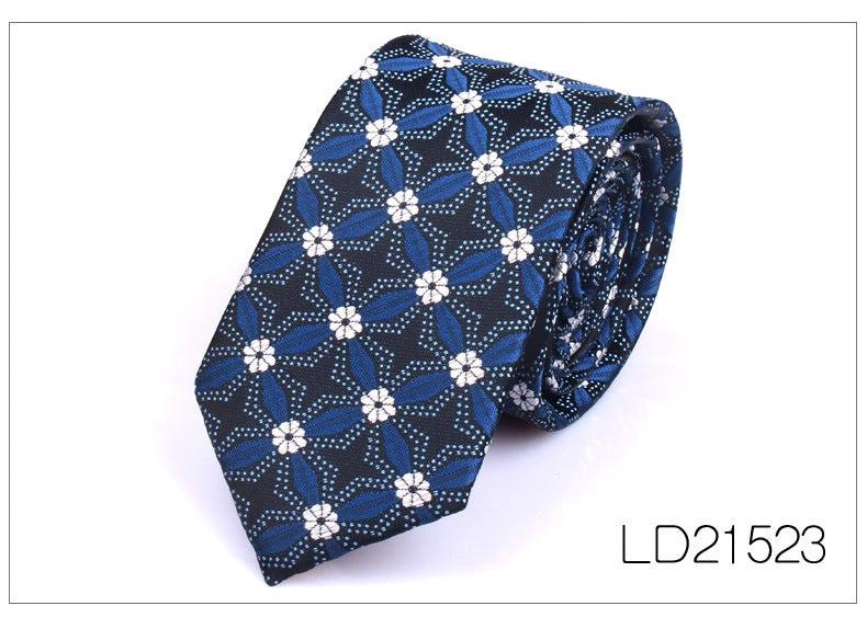 Men's Casual Fashion 6cm Flower Graffiti Tie by GJG Denim