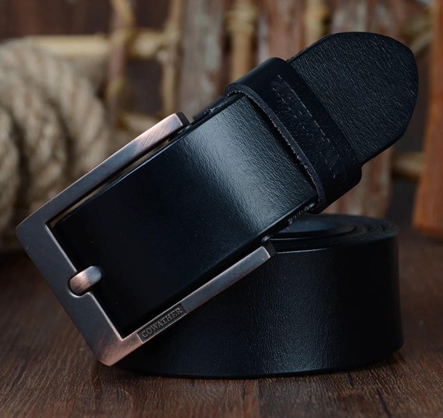 Men's Leather Belt by GJG Denim