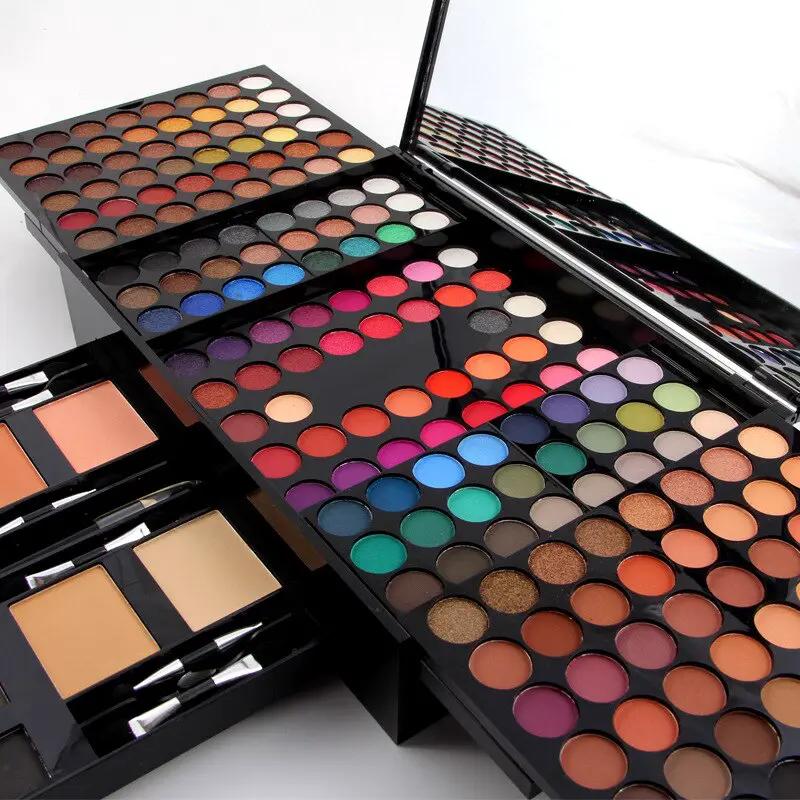 180 Colors Eyes Shadow Blush Set Personalized Piano-shaped Makeup Palette Box by GJG Denim