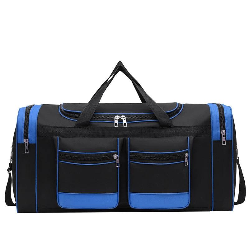 Large Capacity Leisure Travel Dry Wet Separation Shoulder Storage Bag by GJG Denim