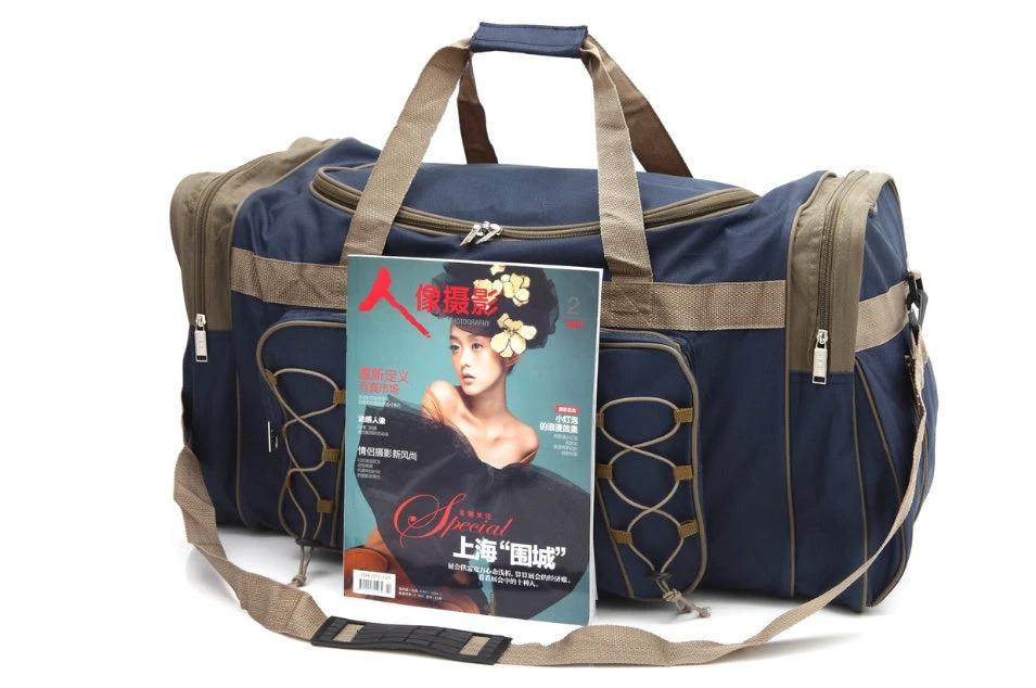 Oxford Cloth Shoulder Bag For Men by GJG Denim