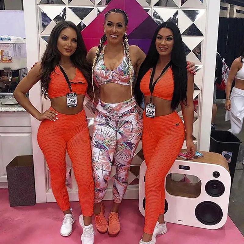Jacquard Yoga Fitness Pants Set by GJG Denim