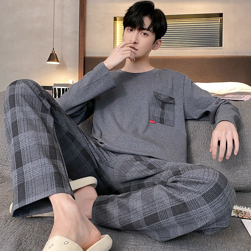 Thin Long Sleeve Loose Pajamas by GJG Denim