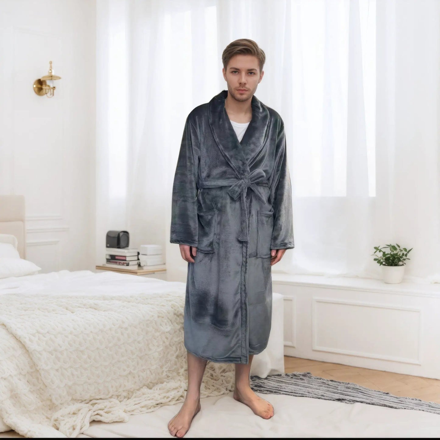 Men's Bathrobe by GJG Denim