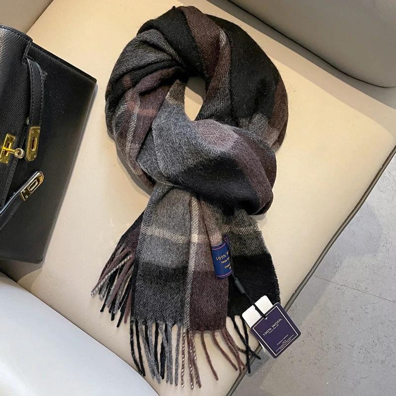 Men's Wool Scarf Winter by GJG Denim
