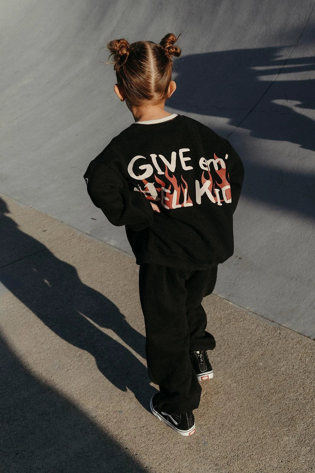 Give Em’ Hell Kids / Baby Sweat Set by Jagger + Cash